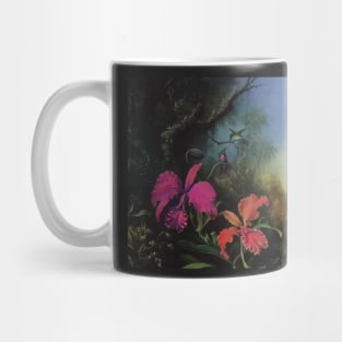 Two orchids and hummingbirds Mug